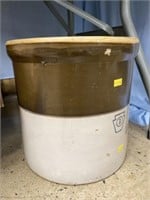 3 Gallon Straight Sided Two Tone Storage Crock