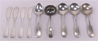 Gorham Sterling - 6" ladle, spoon, 4 butter