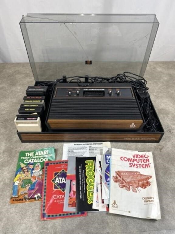 Atari Video computer system with games,