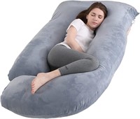 (READ)Jcickt Pregnancy Pillow  J Shape  60 J  Grey