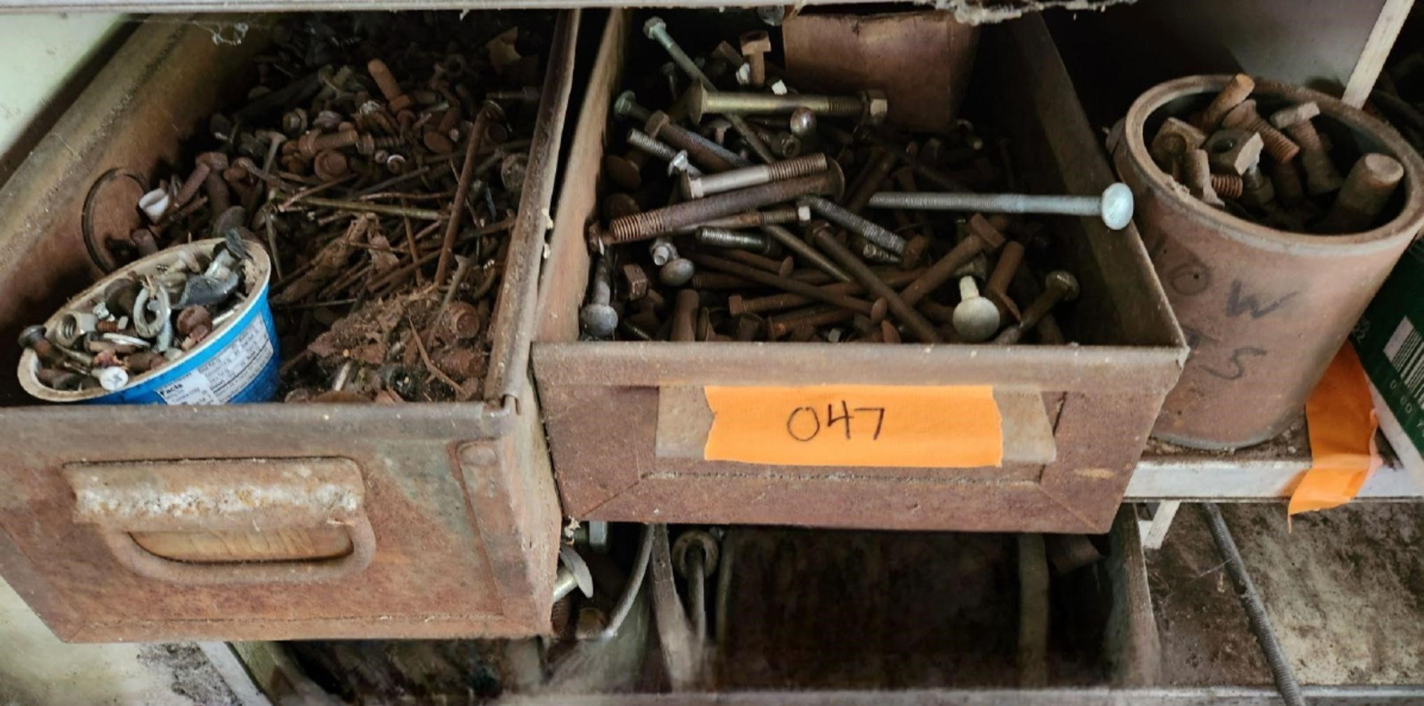 Nuts Bolts Nails lot