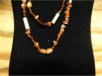 44" Seed & Bamboo Necklace
