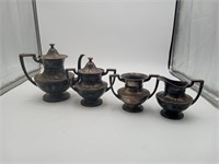 Sheffield English SilverPlate Tea Set