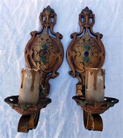 Vintage Majestic Metals Wall Sconces