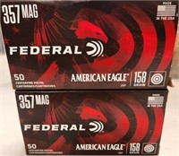 284 - 2 BOXES FEDERAL AMMUNITION (B14)