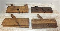 (4) ANTIQUE MOULDING PLANES