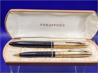 Sheaffer's 14k Gold Tip Fountain Pen & Pencil Set
