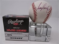 Juan Samuel Autographed Baseball