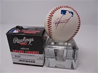 Jacob Cruz Autographed Baseball