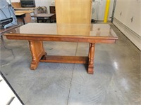 Solid Wooden Library Table