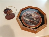 Terry Redlin Framed Plate and Ornament