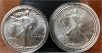 1987 and 1997 American Silver Eagle (UNC)