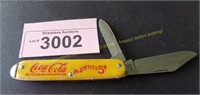 Vintage Coca Cola advertising pocket knife