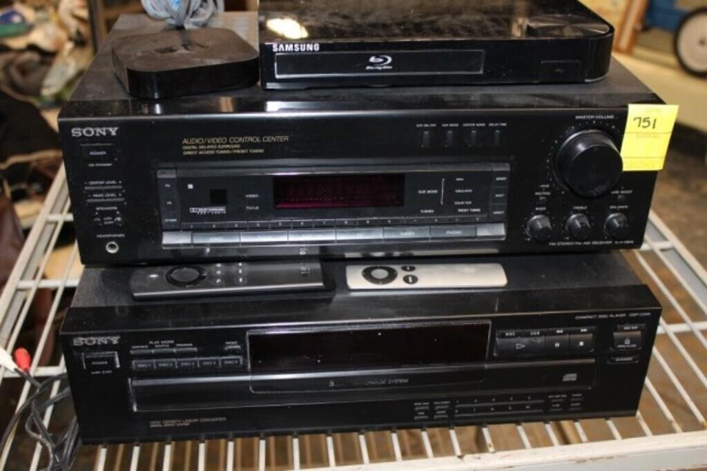 Stereo Equipment; Sony Model STR-D615 Audio