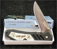 Frost Cutlery New Executive Wildlife Folding Knife