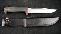 Kershaw 1010 Survival Knife W Leather Sheath