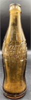 HTF  Antique AMBER Coca Cola Bottle - Selma