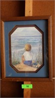 FRAMED PAINTING ON BOARD SIGNED CLIFFORD 12 x 15