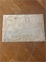 Aluminum Commercial Advertising Jewelers Plaque