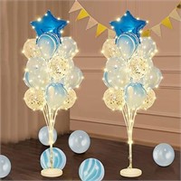 2 Sets Balloon Stand Kit for Floor with String