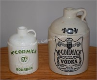 McCormicks Bourbon Jugs