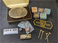 NYSEG Belt Buckle, Pins, etc.