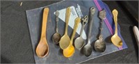 Group of Miniature Spoons, souvenir spoons and