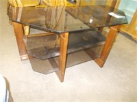 3 Tier Glass Lg. Screen TV Stand