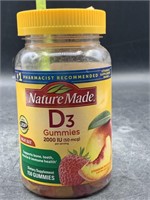Nature made D3 gummies - 2000IU - 150 gummies