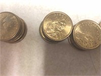 25 Sacajawea Gold coins
