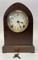 Sessions Mahogany 'Beehive' Style Mantle Clock
