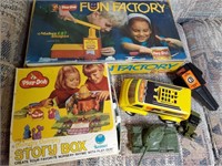 VINTAGE PLAY-DOH FUN FACTORY AND STORY BOX MAX