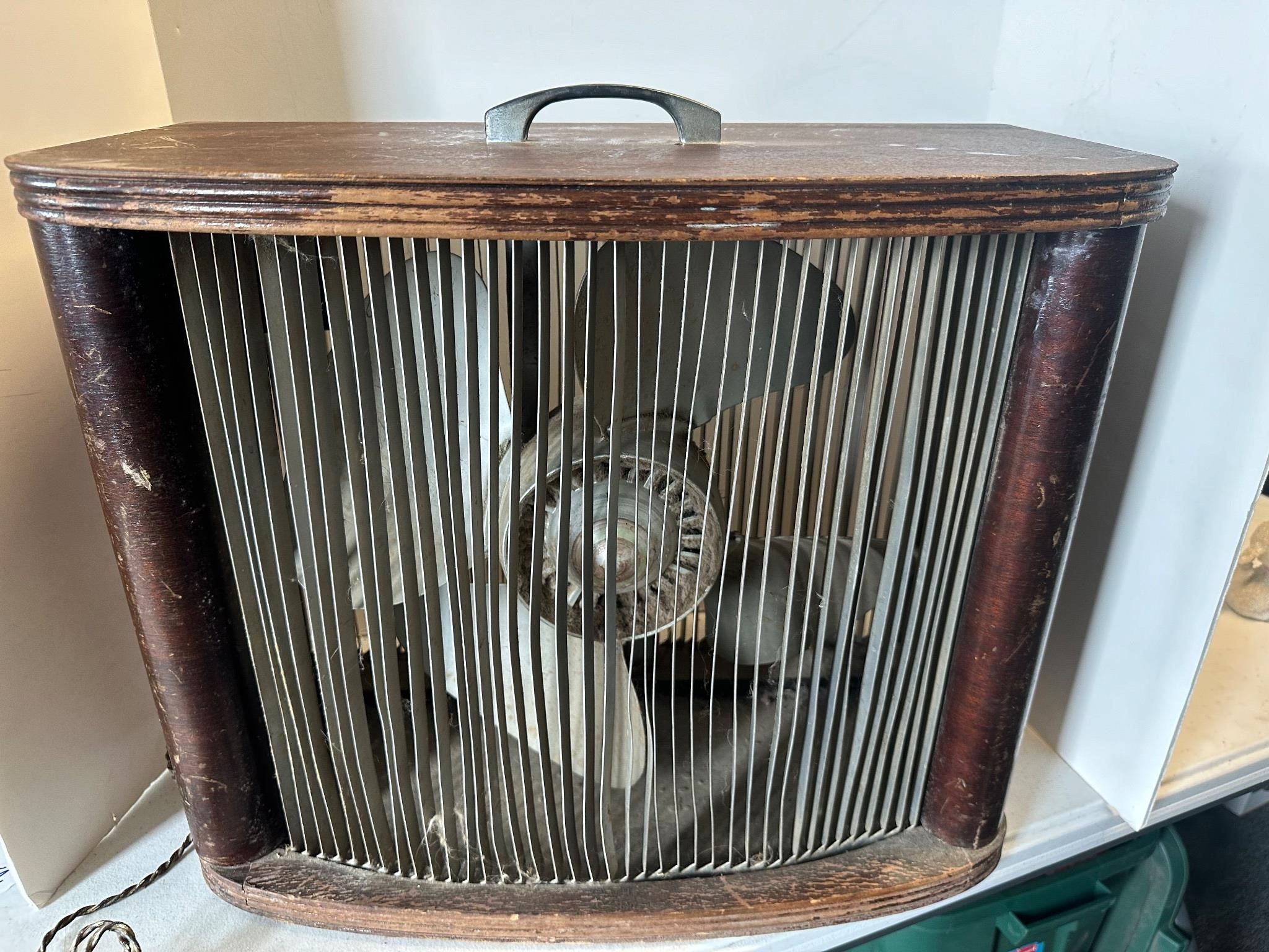 Antique Mathes electric fan