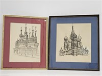 KARL HUBBUCH SIGNED MOSCOW (1891-1979)