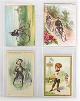 Ten Bicycle Related Trade Cards