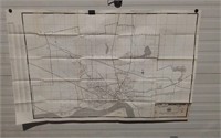 1976 City Of Moncton Map 57x36"