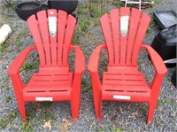 Nearly New Adirondack Patio Porch Chairs