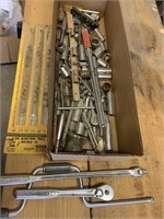 Assortment of sockets & wrenches, Craftsman