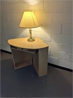 Computer Table & Table Lamp