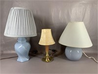 (3) Small Accent Lamps