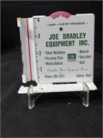 Joe Bradley Equipment Algona, Iowa Rain Gauge