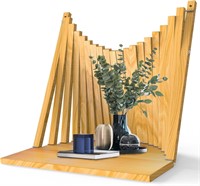 Wall Desk Mounted Folding Table (Burlywood)