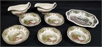 12pc VINTAGE JOHNSON BROTHERS CHINA