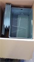 7 NEW Ikea Kuggis Plastic Storage Boxes w/Lids