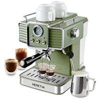 Neretva 15 Bar Espresso Machine with Milk Frother,