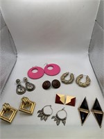 PIERCED EARRING LOT OF 8