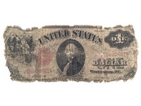 Early $1 Dollar Bill - Rough