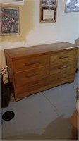 6 drawer Dresser. Solid wood. No mirror
May need