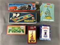 Repro Tin Toys NIP w/ Schylling Rocket Carousel