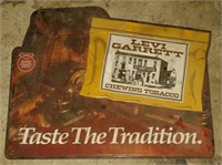 Levi Garrett Chewing Tobacco Tin Metal Sign